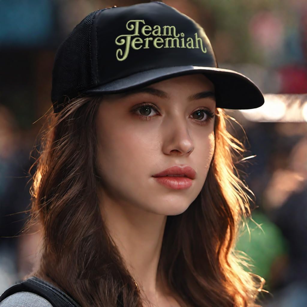 ALLNTRENDS Team Jeremiah Trucker Hat Summer Mesh Baseball Cap