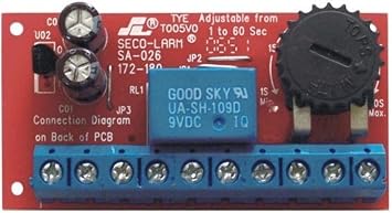 Seco-Larm SA-026Q Enforcer Low-Voltage Miniature Delay Timer Module