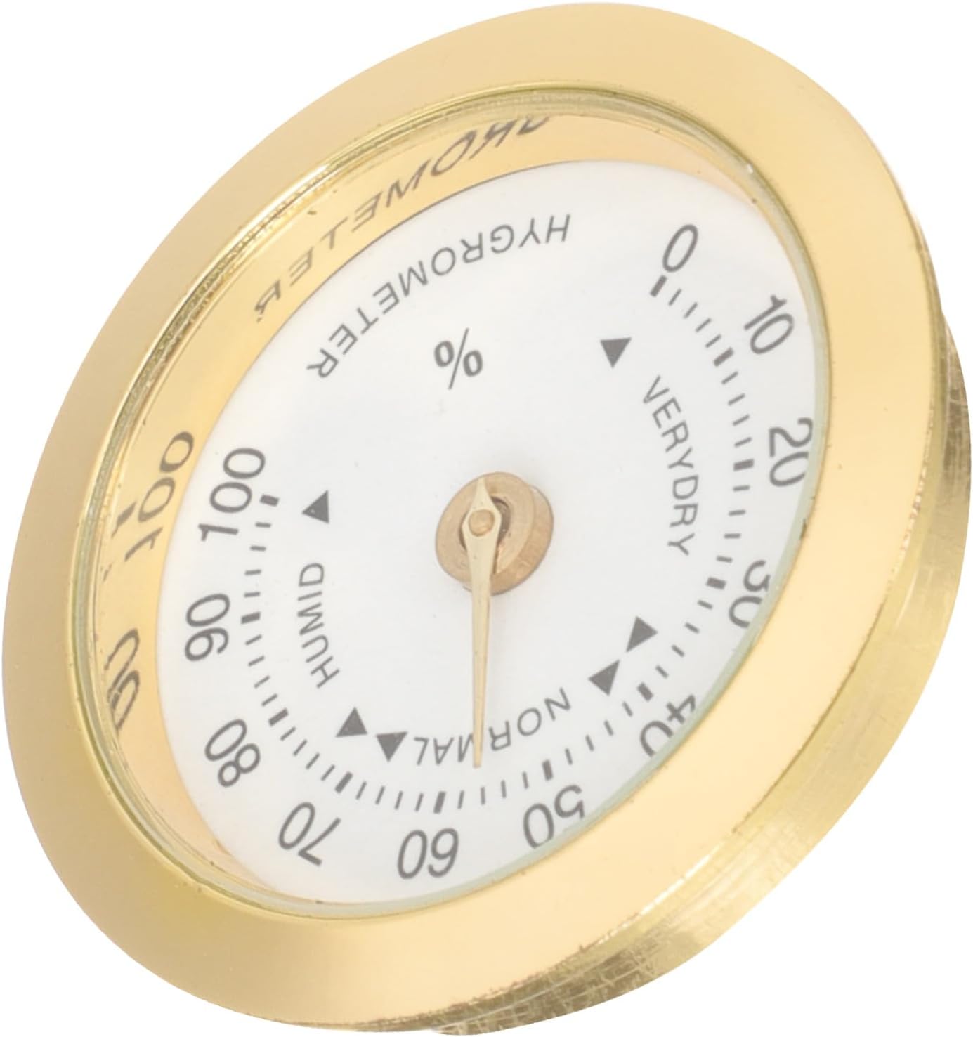 Round Guitar Hygrometer Humidity Measurement for Violin Guitar Care Portable Elegant Design Accurate Humidity Reader for Musical Instruments