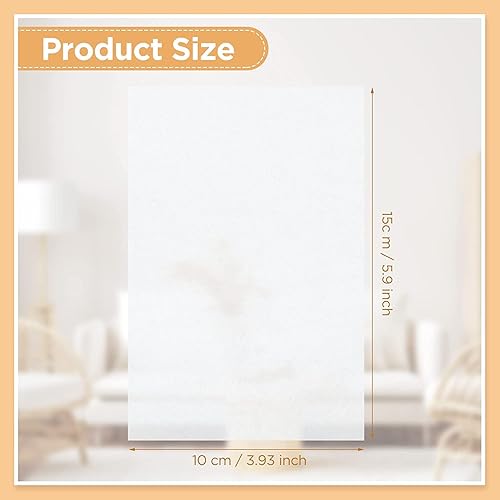 Miniatura 7 de 50 piezas de papel de liberación de pintura de diamante, 5.9 x 3.9in, papel de liberación de silicona antiadherente de doble cara, accesorios de