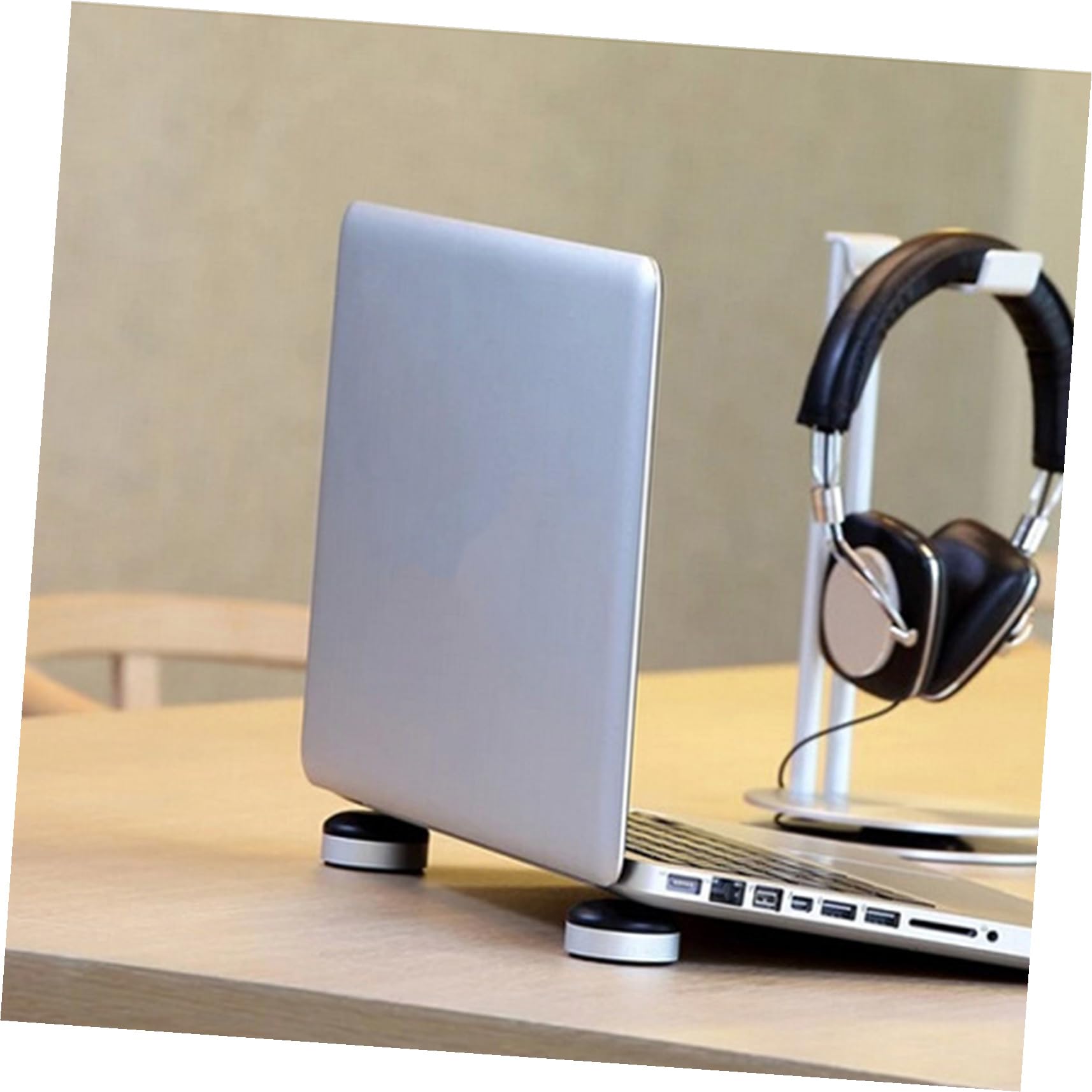 POPETPOP 3juegos Soporte Portátil para Laptop Base De Refrigeración Ergonómica Elevador De Altura para Oficina y Hogar Negro