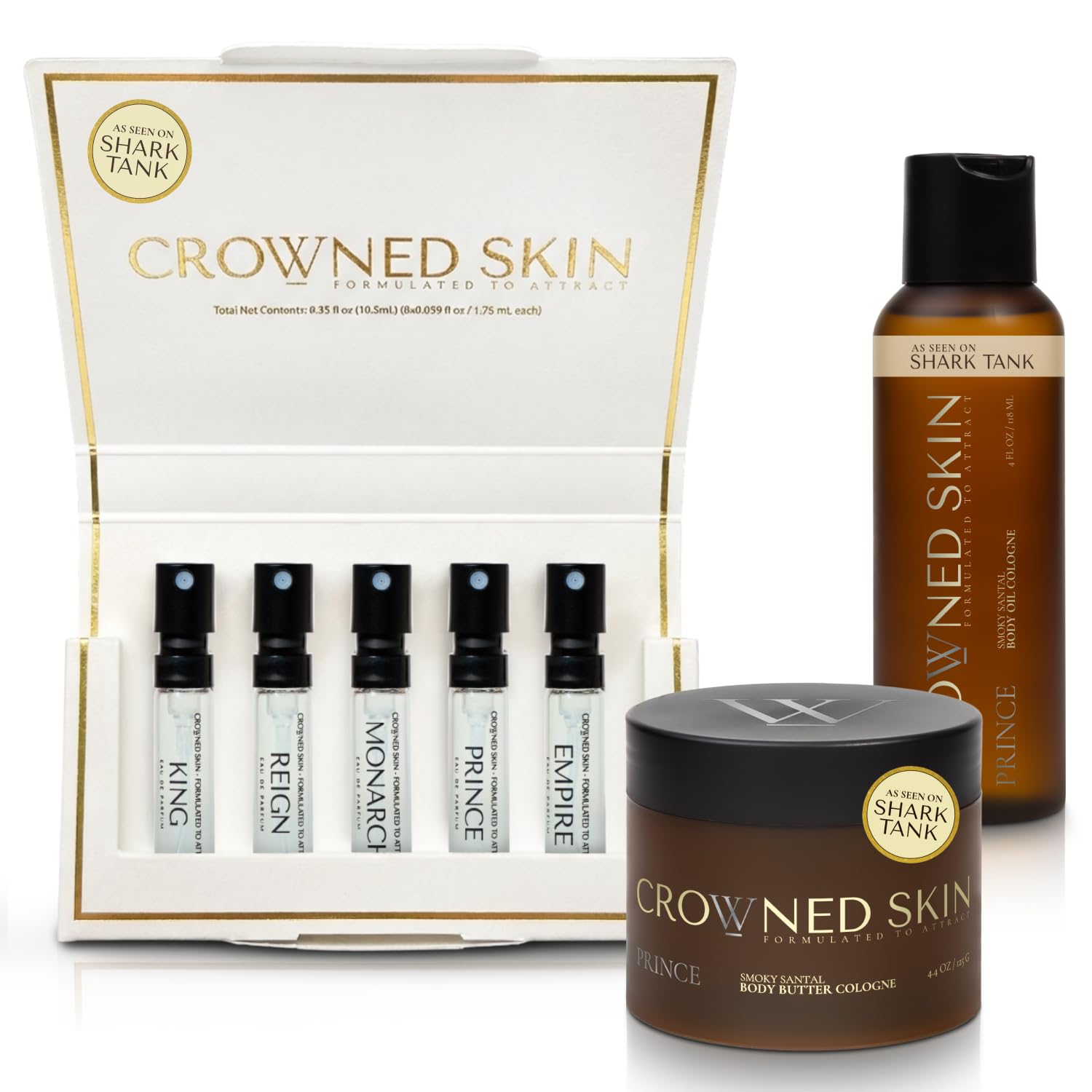 Crowned Skin Prince Body Butter & Cologne Discovery Bundle
