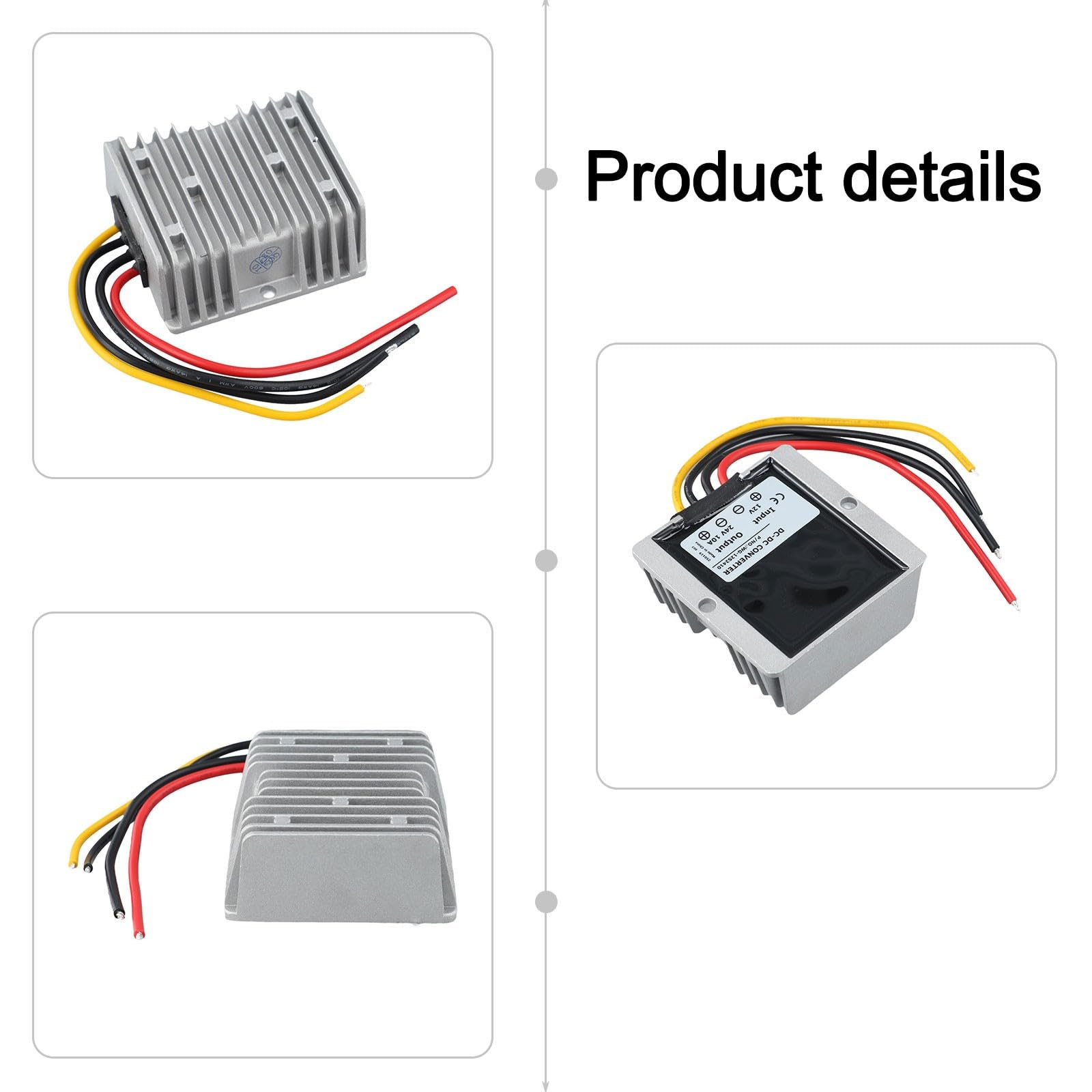 Konwerter podwyższający 12 V na 24 V 10 A 240 W DC-DC do skuterów i samochodów