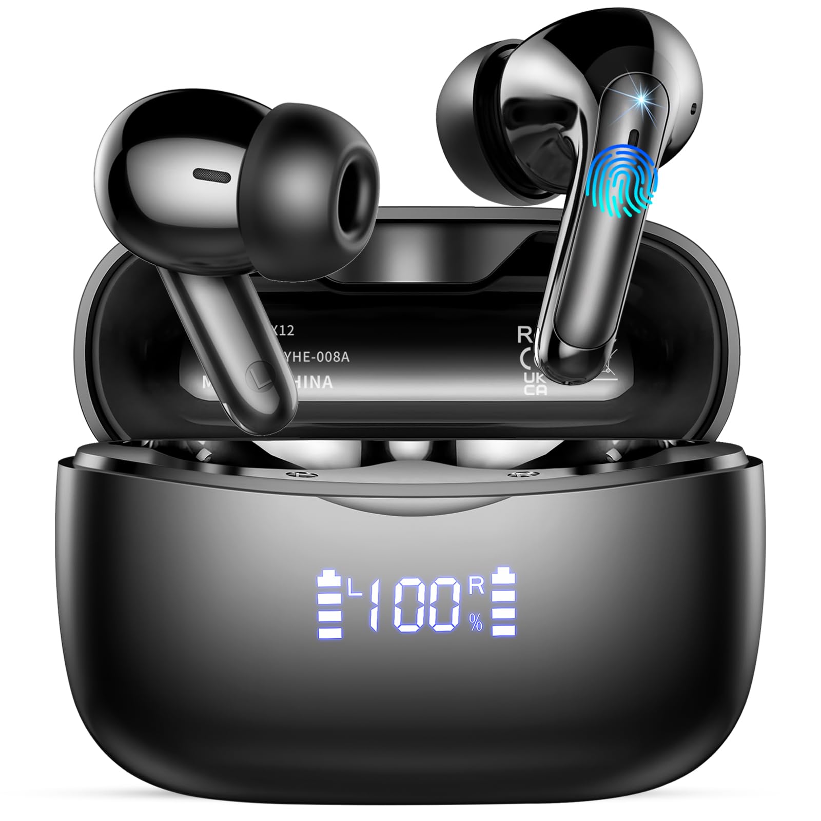 AI Translation Earbuds Real Time Voice Translator Device with Audio & Video Calls, 164 Languages, Bluetooth 5.4 Translator Earbuds with APP, Instant Language Translator for Travel Business Translation - 79% off