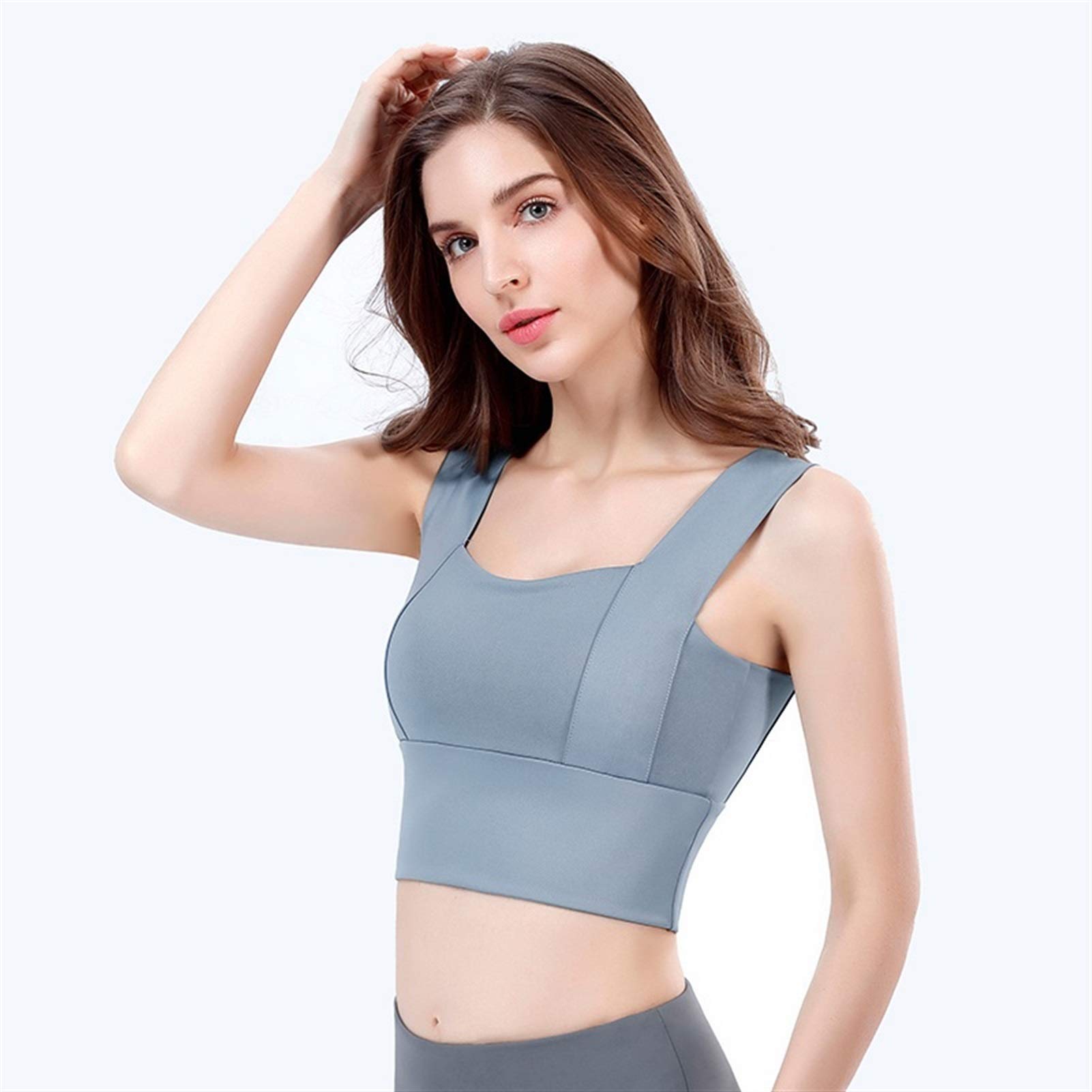 Sports Bras Mujeres De Yoga Chaleco Ropa Interior Bralette Sin Fisuras Top para La Carrera De Mujeres Gimnasio Alto Impacto Empuje El Entrenamiento Sin Marco Cómodo