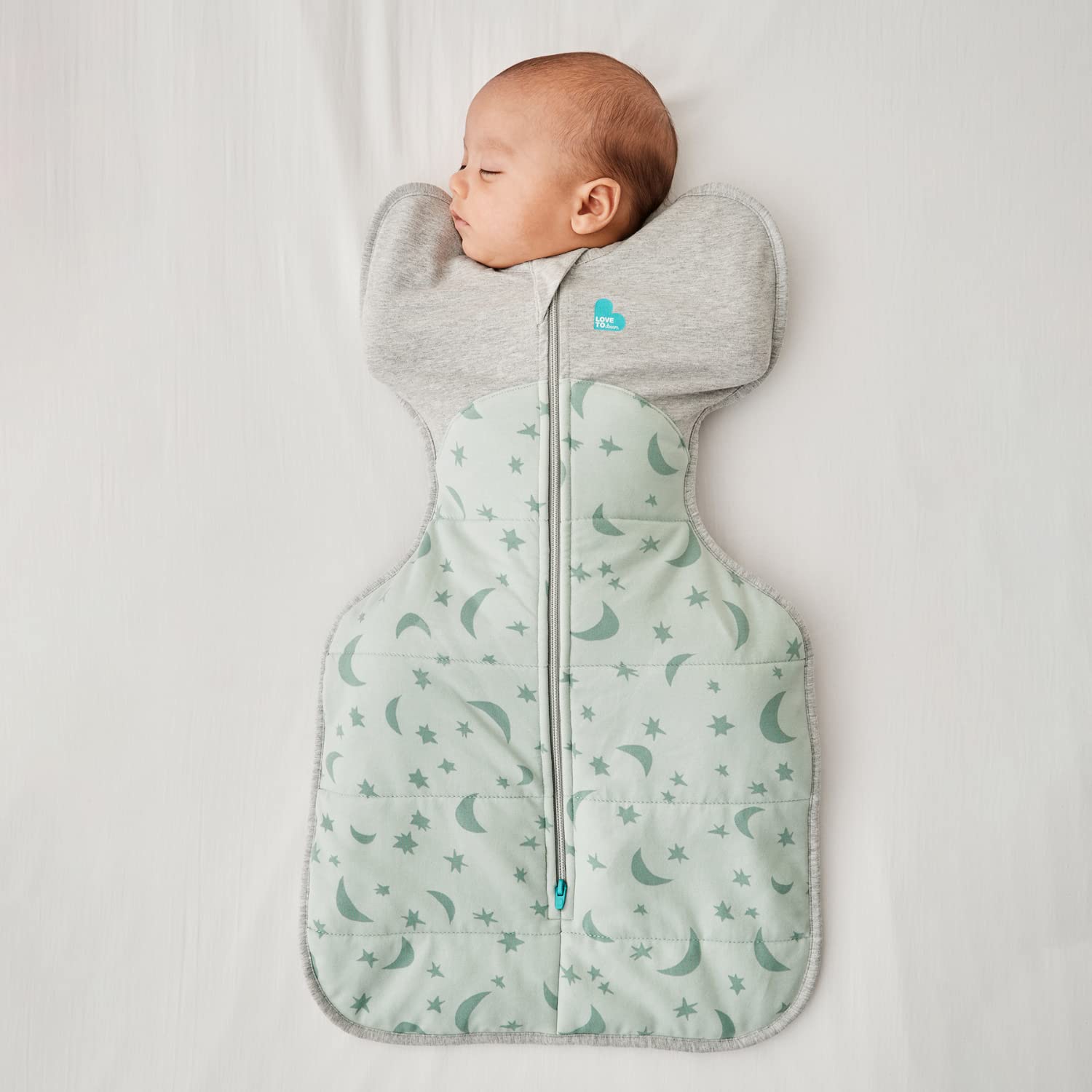 Love to Dream Swaddle UP Extra Warm 3.5 TOG, Olive, Medium, 13-19 lbs, Dramatically Better Sleep, Allow Baby to Sleep in Preferred Arms Up Position for Self-Soothing, Snug Fit Calms Startle Reflex - Image 8