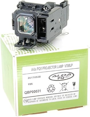 Alda PQ-Premium  Lampada proiettore compatibile con VT85LP  50029924  VT85LP  per NEC VT480 VT490  VT491  VT580  VT590  VT595  VT695  VT495 CANON LV-7250 Proiettori  lampada con modulo