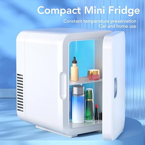 Miniatura 5 de TOPINCN 6L USB Powered Mini Fridge, Portable Cooler Warmer for Skincare Beverage Food Medication, Mini Skincare Fridge for Home Office Car