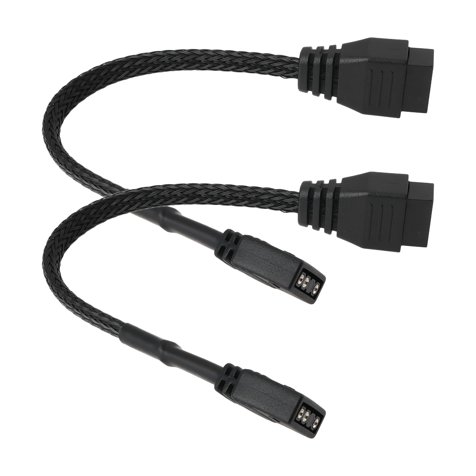 2Pcs Motherboard ARGB Adapter 16.5cm Cable Compatible with NZXT AER RGB & F120 RGB CORE Fan