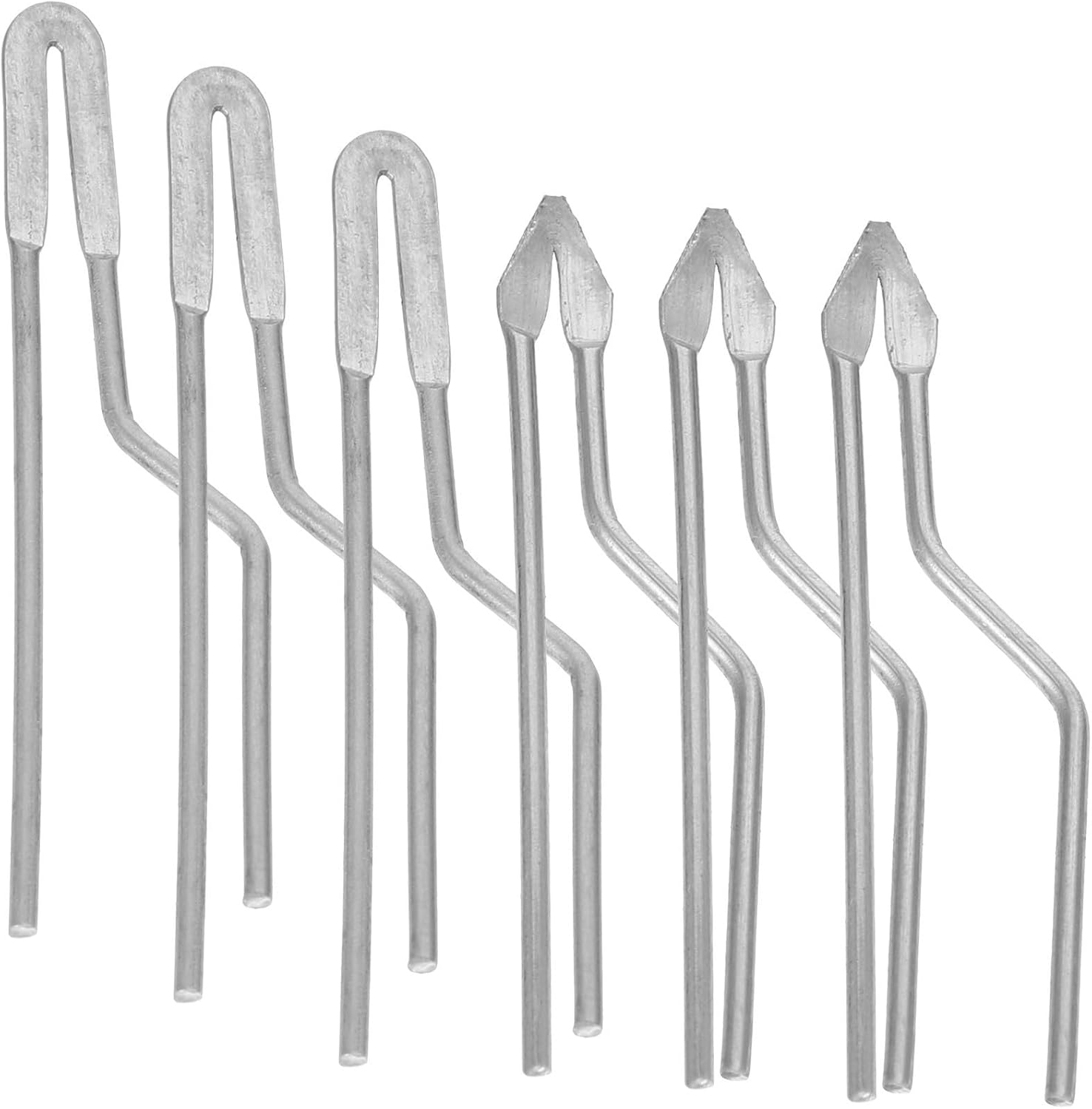 Healvian 6pcs Pyrography Pen Tips Replacement for Wood Burning Tool with Even Heat Distribution and Stable Heating, Iron Wire Tips for Wood Burning and Handicrafts Making