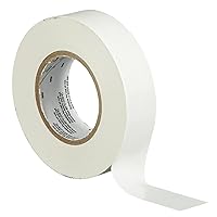 Vista 3 de 3M Temflex Cinta Eléctrica de Vinilo Multiusos 165, Blanca, 3/4 pulg x 60 pies (19 mm x 18 m), Paquete de 10 Rollos