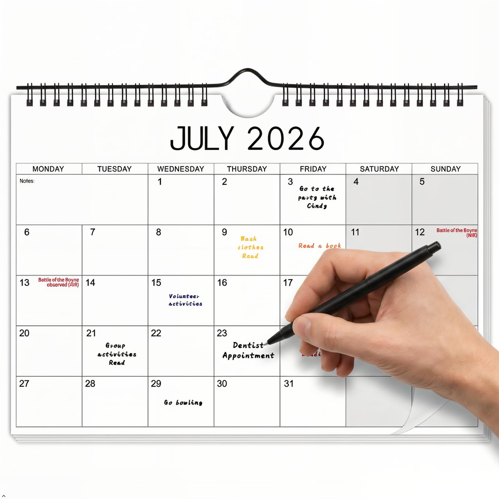 Calendar 2026-2027, Wall Calendar 2026 2027 Calendar UK 2027 Month to View