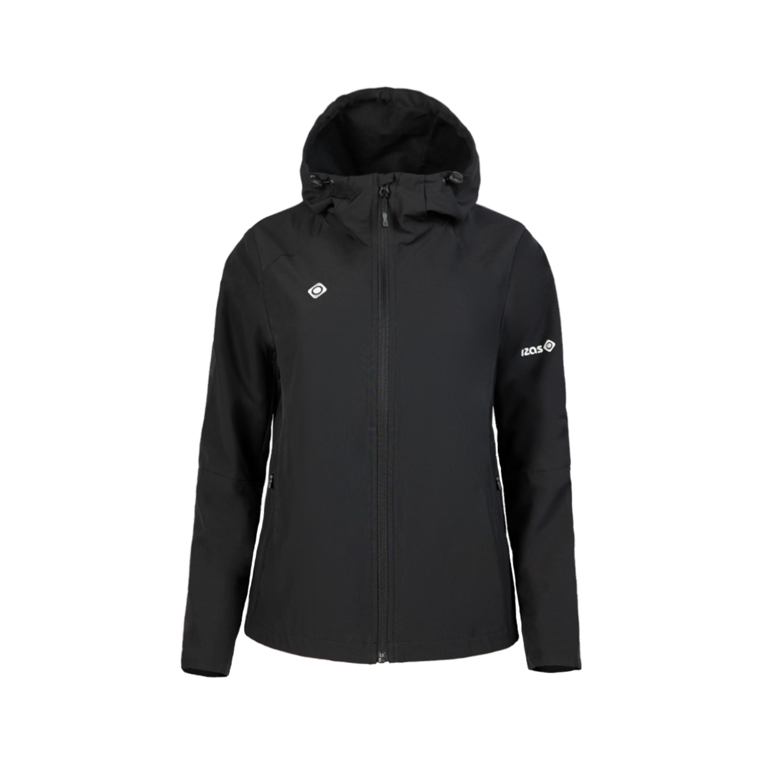 Izas Lascel W Chaqueta Ligera y Funcional de Mujer para Running y Trekking. Capucha Ajustable y Plegable. Transpirable y Confortable