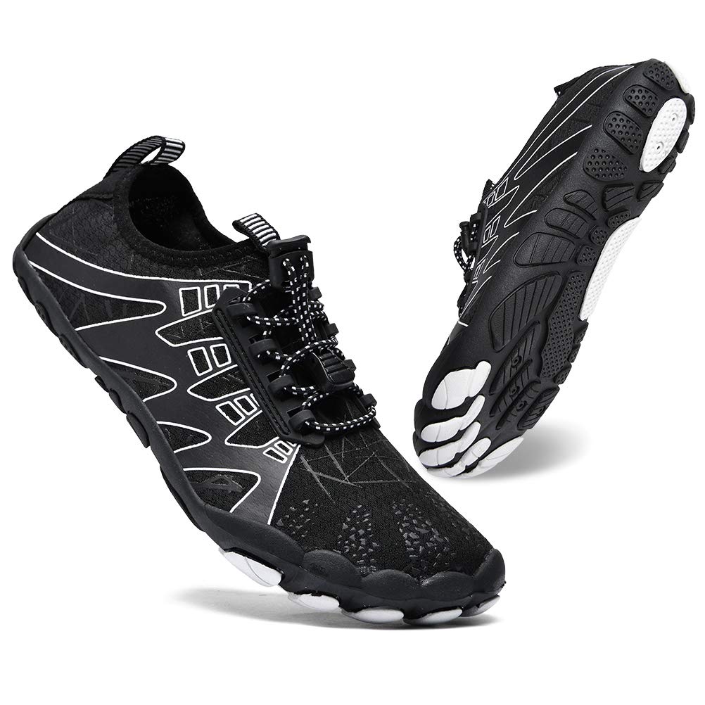 XIDISOMens Womens Water Shoes Lightweight Quick Dry Barefoot for Swim Diving Surf Aqua Socks Sports Pool Beach Walking Yoga, 38 EU