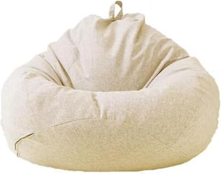 Lazy Sofa Cover, Bead Cushion, Beads, No Filling, Bed, Washable, Hand Held, Lying One, Plain, Lightweight, Squishy, Hand Held, Portable, Fatigue Relief, Adults, Soft, Living Alone, Removable Seat, Semi-Finished Shell Storage Cover Style C