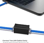Coupleur RJ45 en ligne, BENFEI 5 paquets Cat7 Cat6 Cat5e Extenseur Ethernet 10Gbps Coupleur femelle à femelle