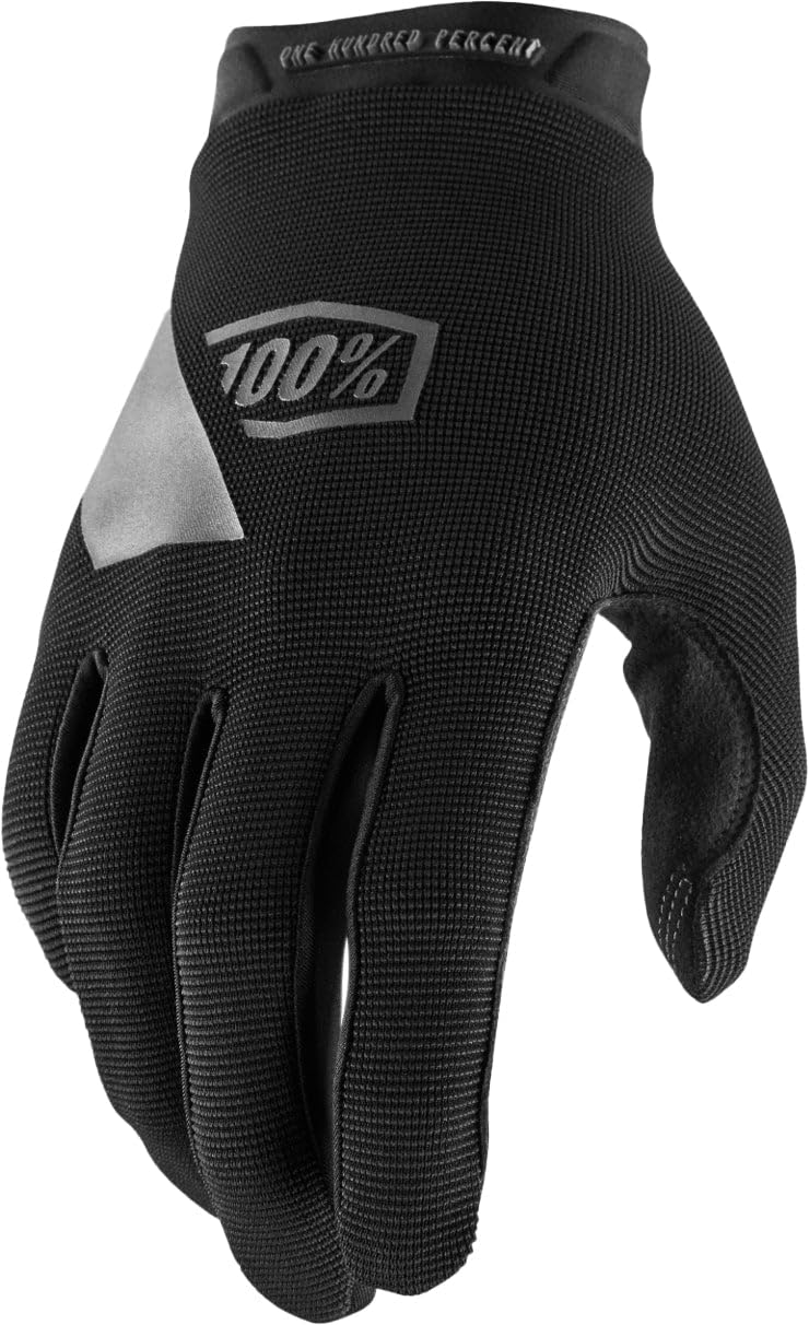 100% GUANTES Unisex-Erwachsene Ridecamp Gloves M Handschuhe, Schwarz/Kohlegrau (Mehrfarbig), M