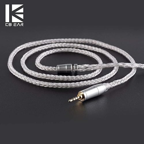 Miniatura 4 de HIFIHEAR - Cable de audio de repuesto chapado en plata de 16 núcleos, cable desmontable de repuesto para auriculares, cable de repuesto para ZSN ZSN