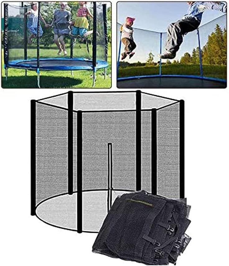Trampoline Spring, Trampoline Accessories,Kids Outdoor Trampoline Replacement Net Bounce Training Round Trampoline Safety Enclosure Net Protective
