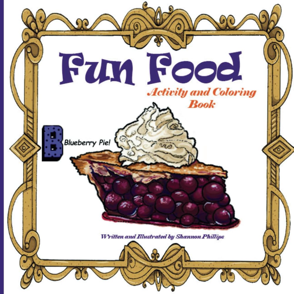 Fun Food: Alphabet Activity and Coloring Book