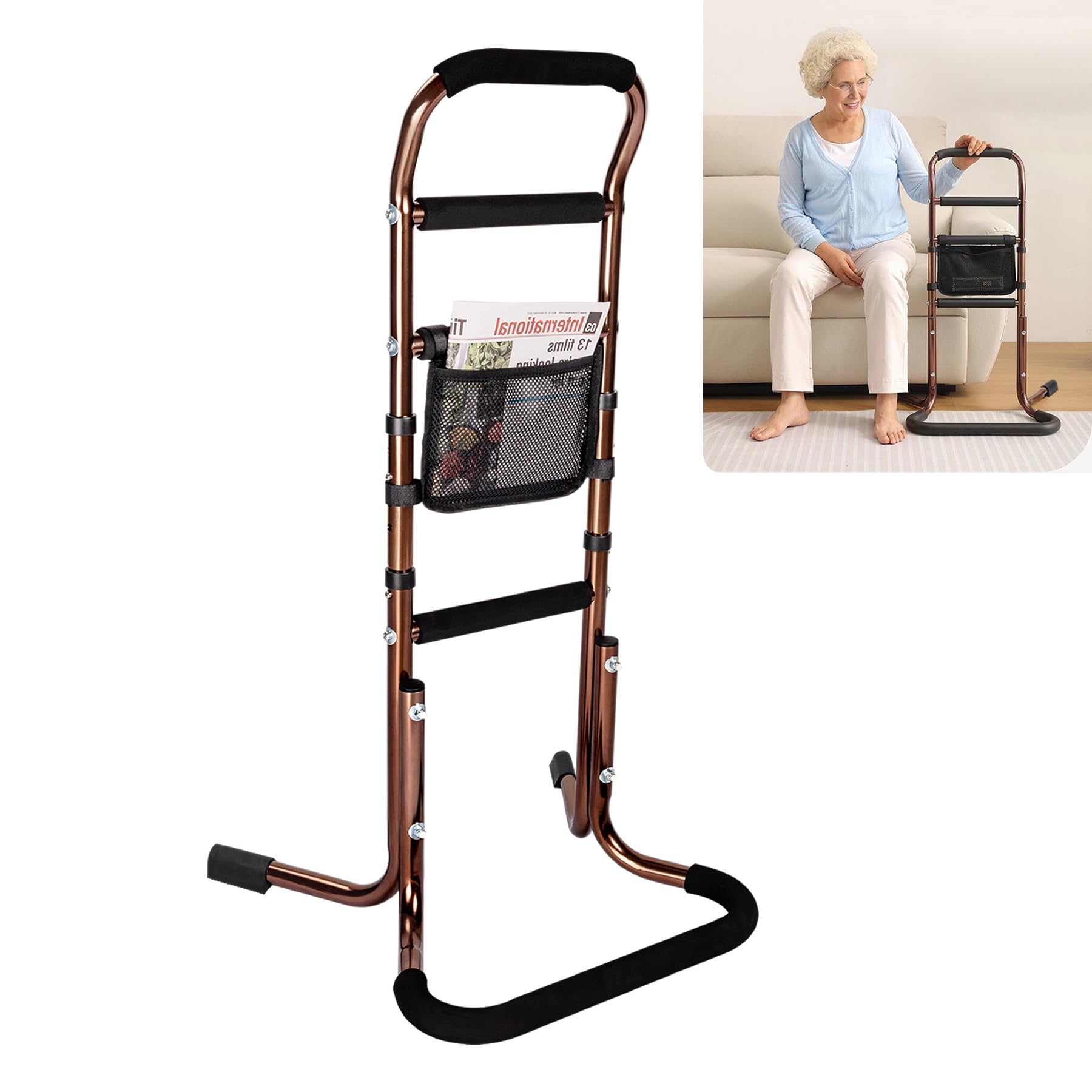 Chair Stand Assist for Elderly, Portable Bed Rails for Seniors, Height