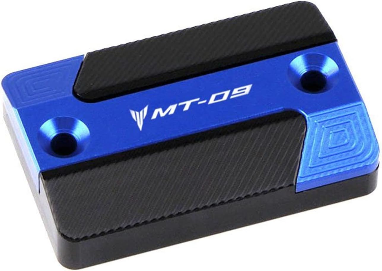Dla Yamaha Dla MT09 Dla FZ09 Dla MT-09 Dla MT 09 2014-2020 Nowe Motocykle Akcesoria CNC Przedni I Tylny Zbiornik Płynu Hamulcowego Obejmuje Cap (Kolor : Blue-1)
