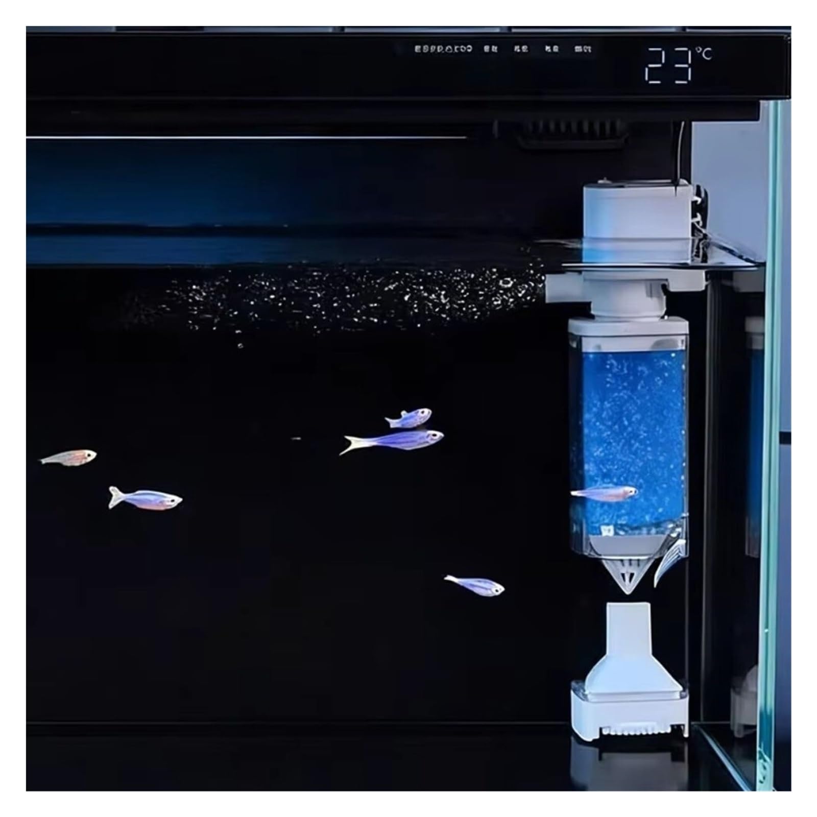 Filtro interno para acuario, funcionamiento silencioso, filtro sumergible, purificación de agua, antireflujo, bomba de acuario extraíble