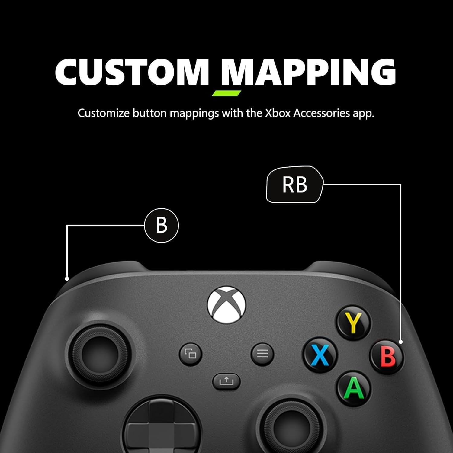Xbox Wireless Gaming Controller (2025) – Carbon Black – Play on Xbox, Windows, Android, iOS, FireTV Sticks, Smart TVs, VR Headsets (Renewed) 5 614INAPGd2L. SL1500