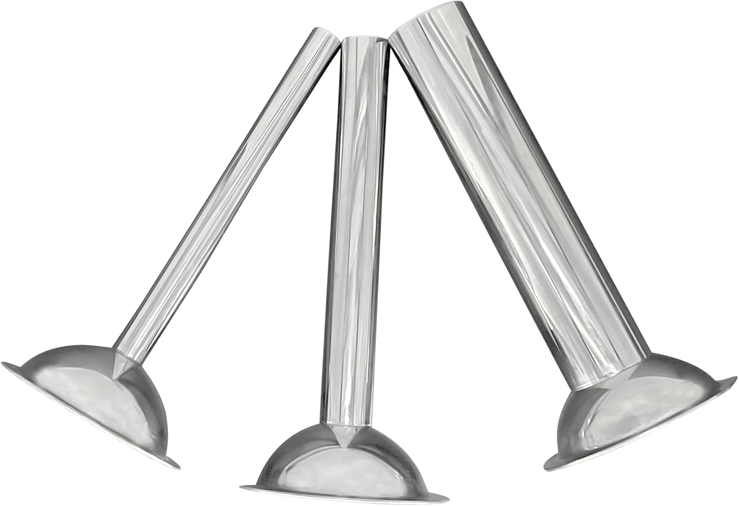 #12 Sausage Stuffer Kit for Meat Grinder/Food Grinder - 3 Stainless Steel Stuffing Tubes