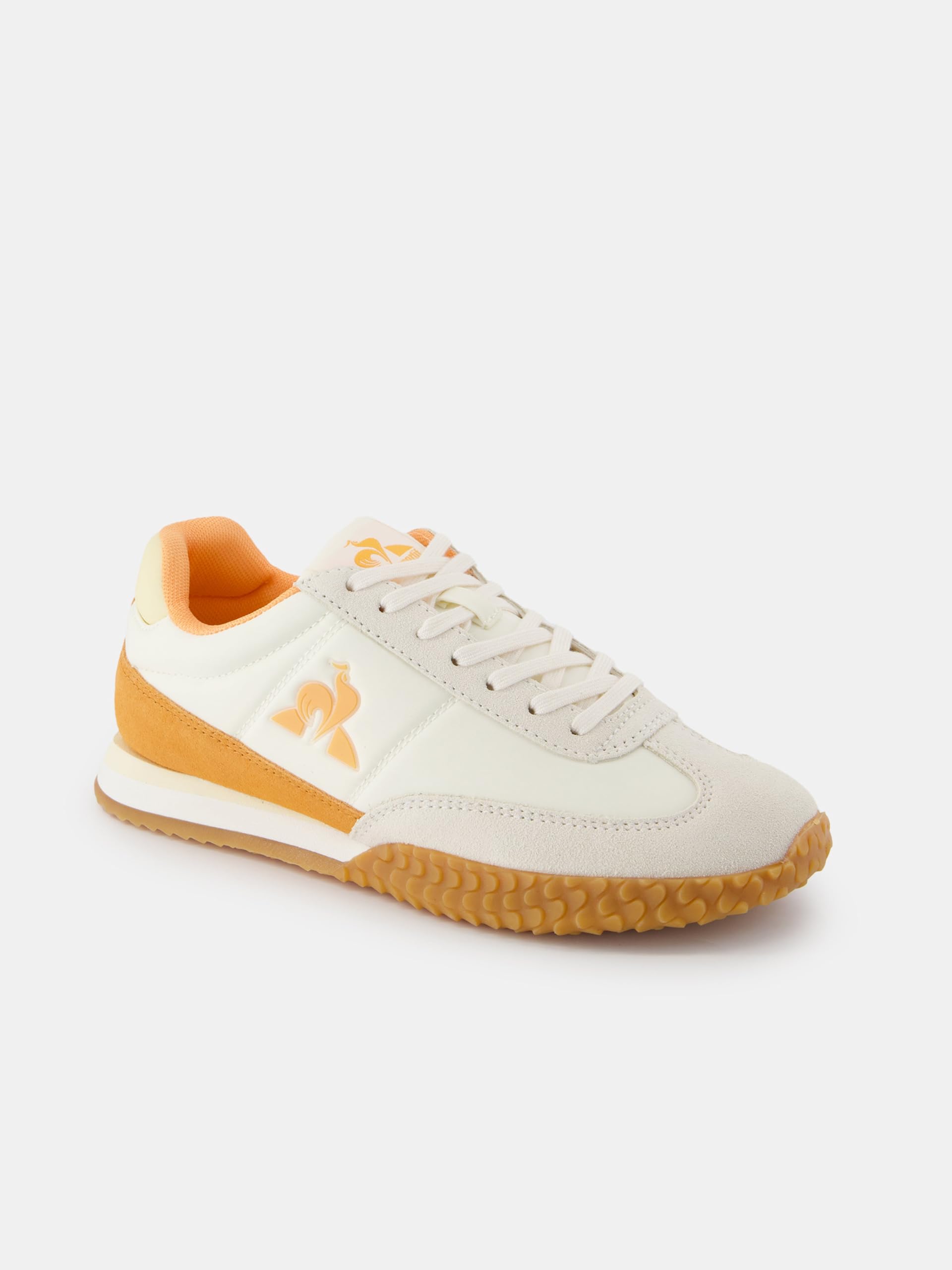 Le Coq Sportif - Veloce I Chaussures Homme - Tige Nylon Suede Cuir - Semelle Mémoire Forme Caoutchouc - Usage Quotidien Sport Urbain -
