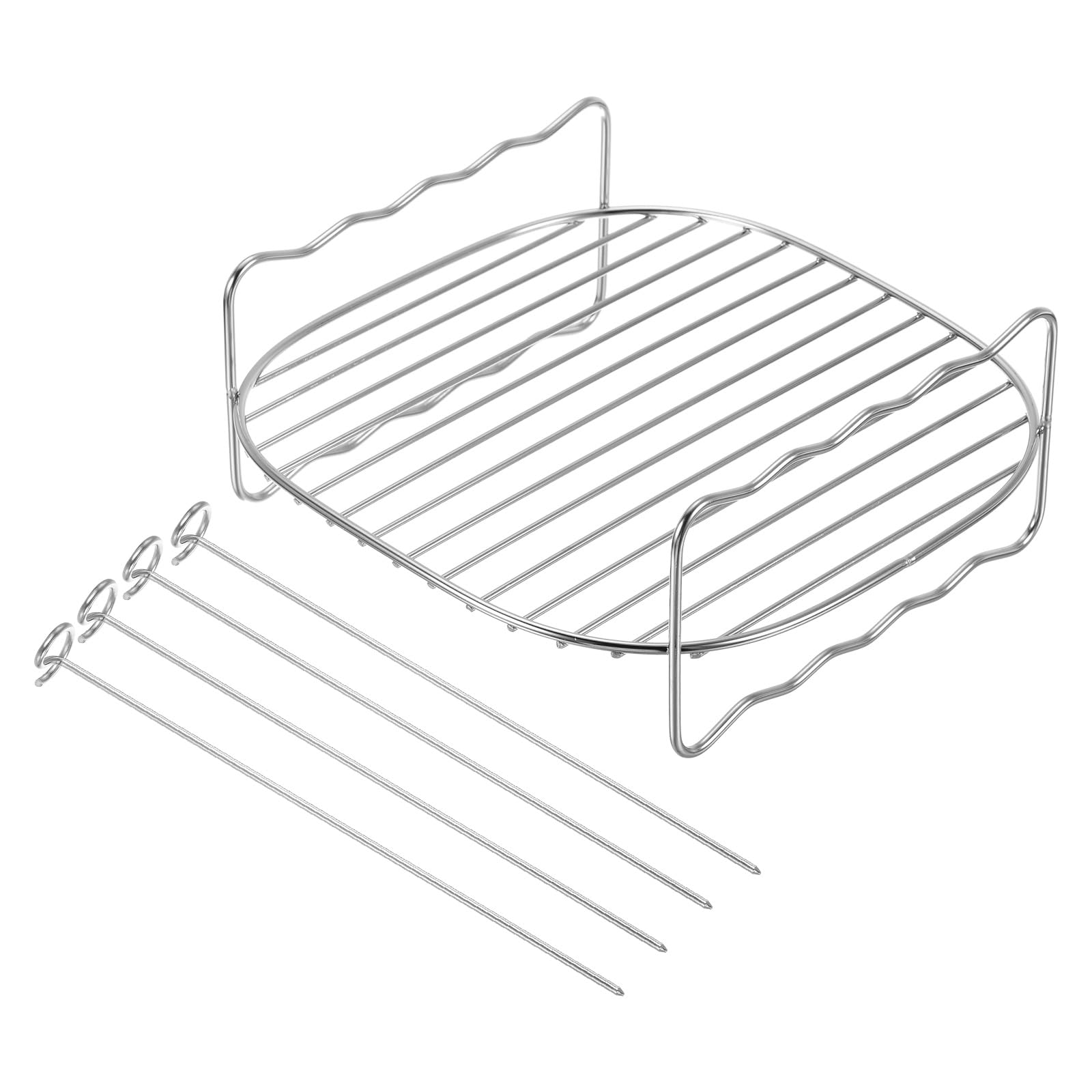 Amazon.com: MECCANIXITY Square Baking Rack Cooling Cooking Rack 6.63 ...