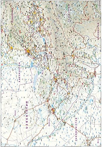 Reise Know-How Landkarte Usbekistan / Uzbekistan (1:1.000.000): reiß- und wasserfest (world mapping project)