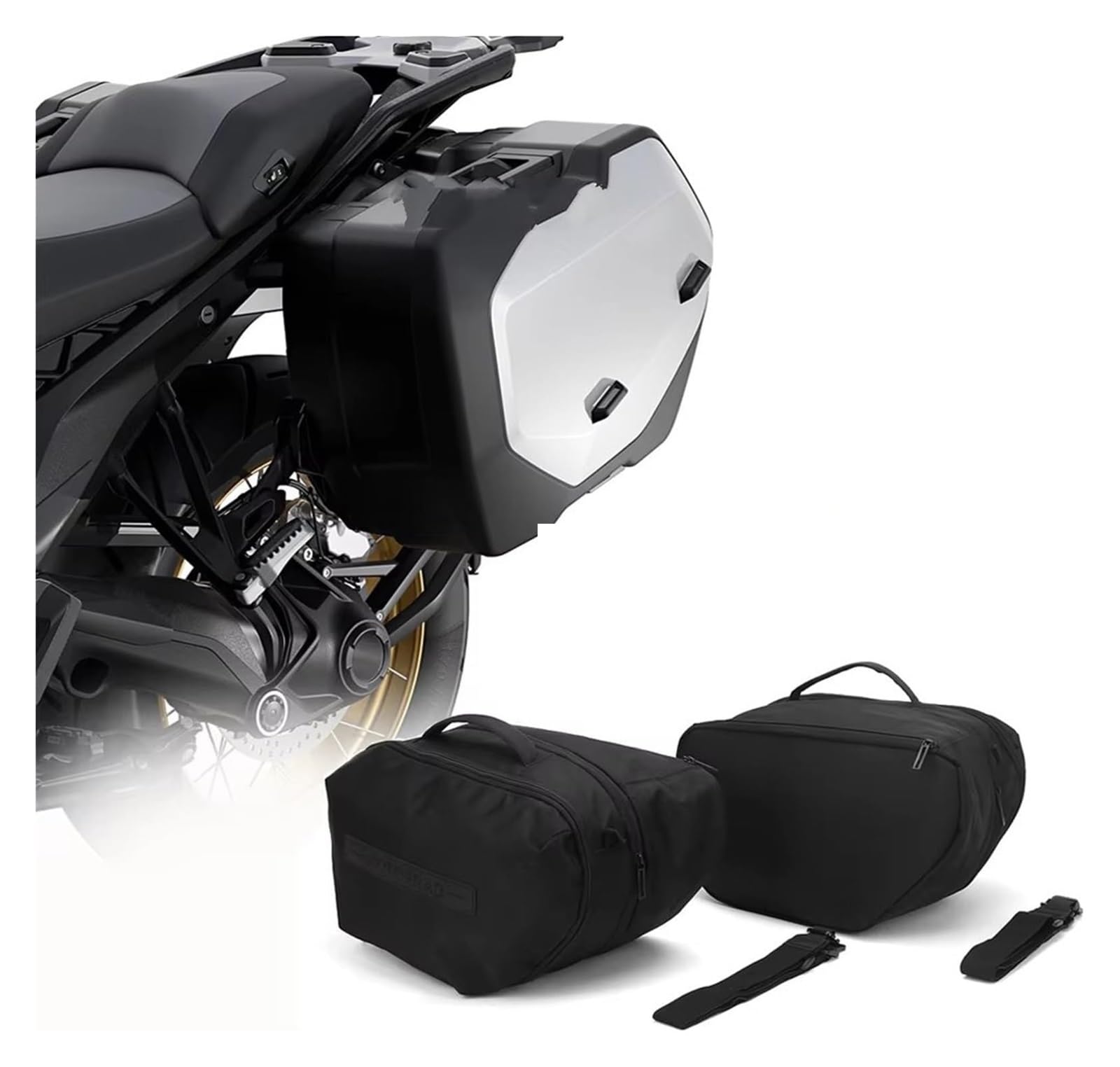 Moto Paraurti Borsa per BMW per R1300GS per R 1300 per GS 2023 2024 Borsa Interna Impermeabile per Moto Laterale per Attrezzi da Sella(A Pair)