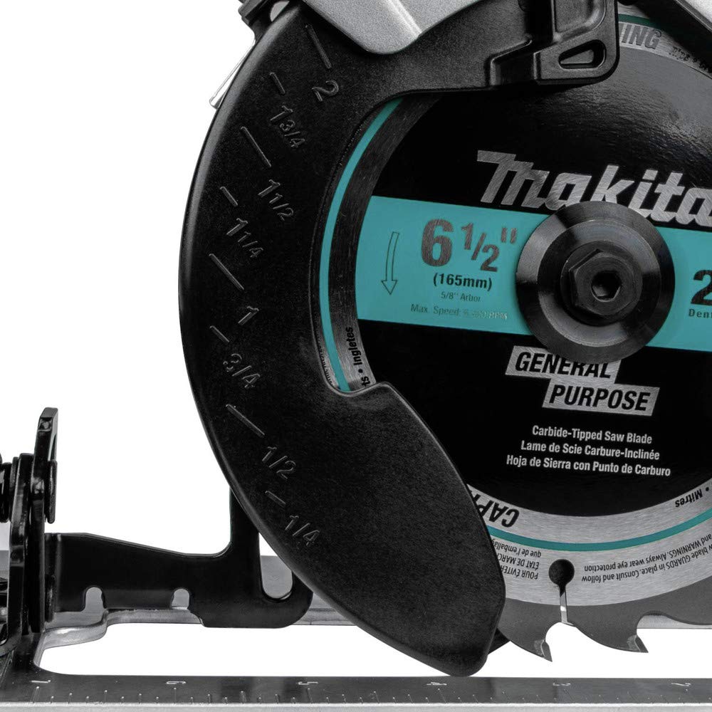 Makita XSH04RB 18V LXT Lithium-Ion Sub-Compact Brushless Cordless 6-12 Circular Saw Kit 2.0Ah product thumbnail 7