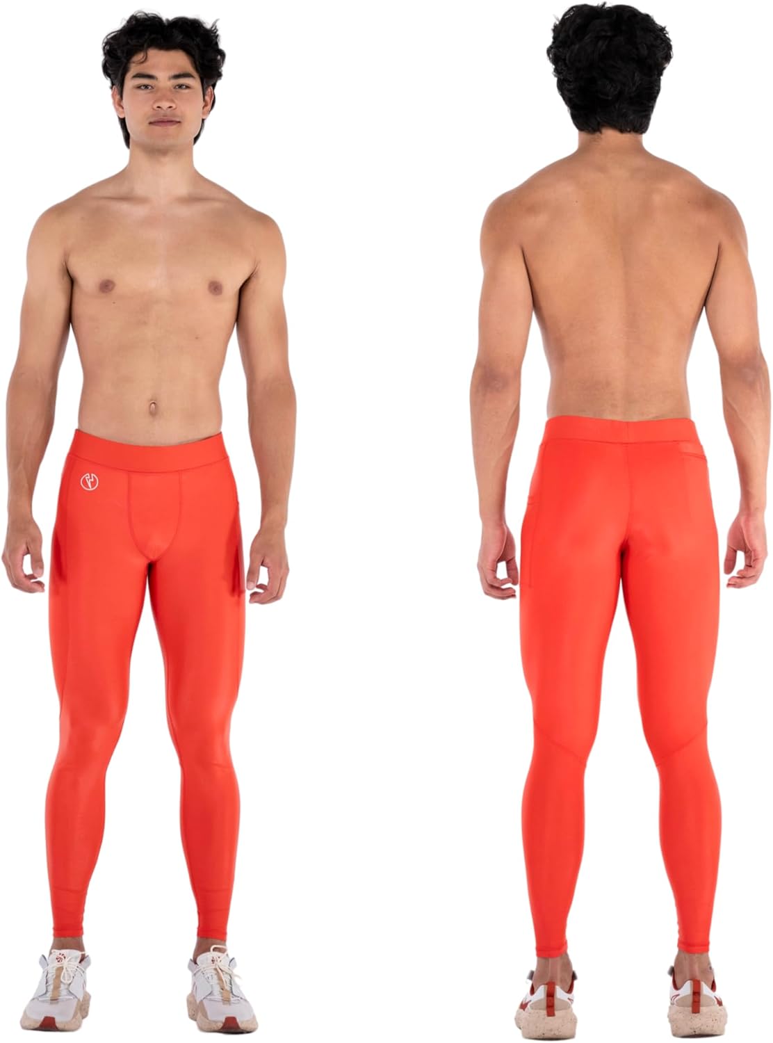 Kapow Meggings Shiny Performance Leggings - Compression Pants for Men with Pockets - Image 2