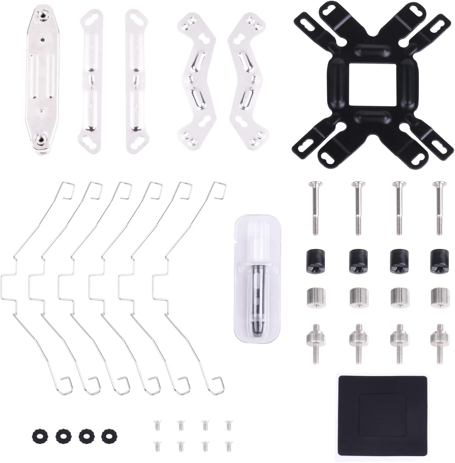 Silverstone Tek Heligon CPU Cooler for Intel Socket LGA775/LGA1155/LGA1156/LGA1366/LGA2011 and AMD Socket AM2/AM3/FM1/FM2, Silver (HE01)