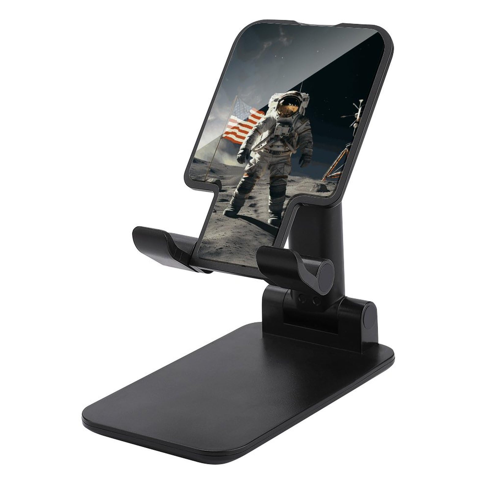 Support téléphone astronaute pliable et réglable pour bureau - 7
