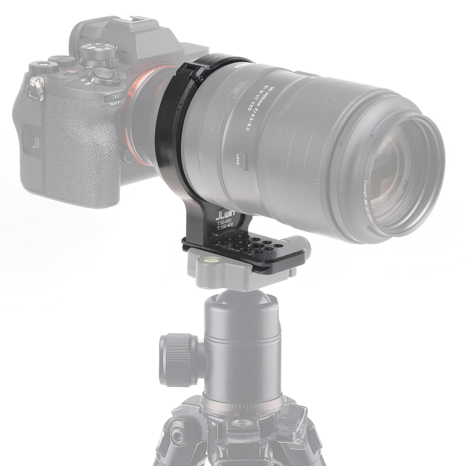 FOTGA Anello di montaggio per treppiede in metallo per Tamron 50-400mm F/4.5-6.3 Di III VC VXD A067, 100-400mm f/4.5-6.3 Di VC USD A035 (per Canon EF e per Nikon F Mount), con piastra a sgancio rapido