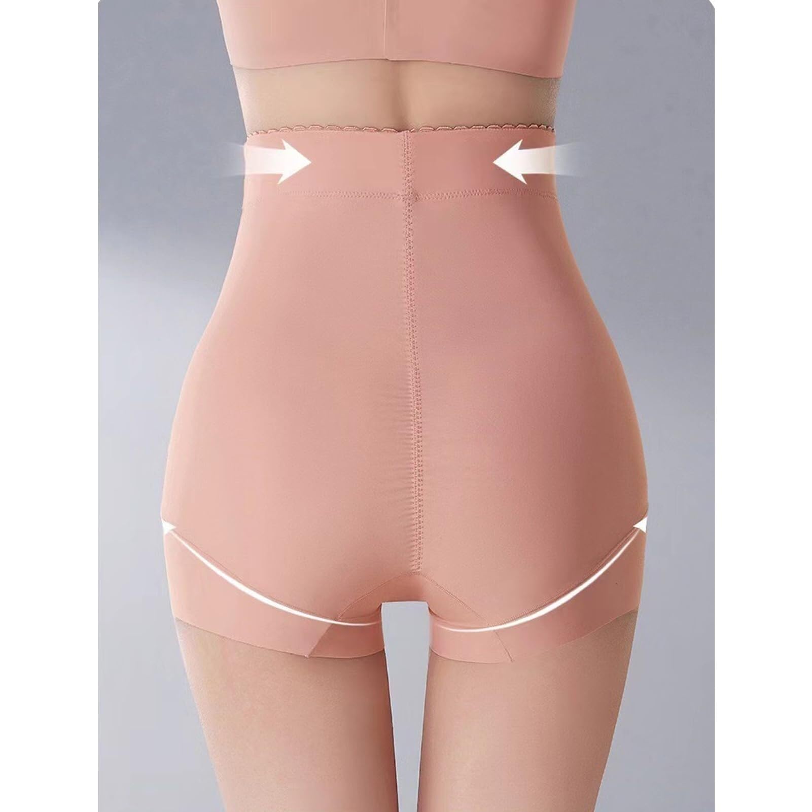 Pantaloncini modellanti senza cuciture a vita alta da donna contenitiva