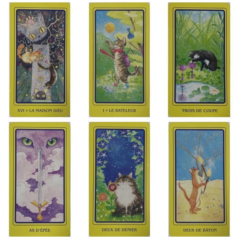 ☆正規品タロットカード☆フランスの激かわデッキ✨キュートな猫たちの