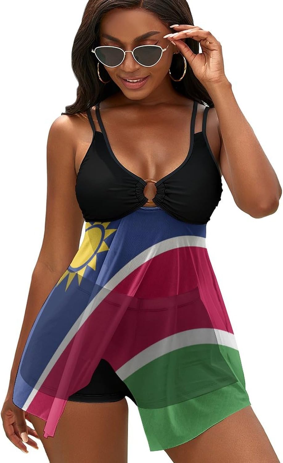 Women's Swimsuit New Zealand Flag Two-Piece Swimwear Sets Swimsuits