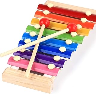 Ac.y.c Wooden 8 Notes Xylophone Piano Instrument Toy For Kids