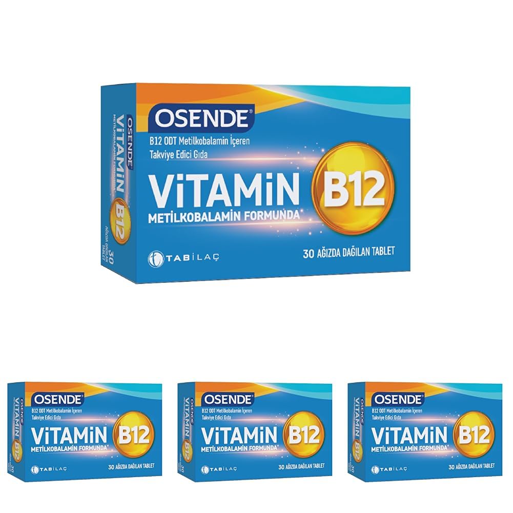 Osende Vitamin B12 30 Tablet (4 paketi)