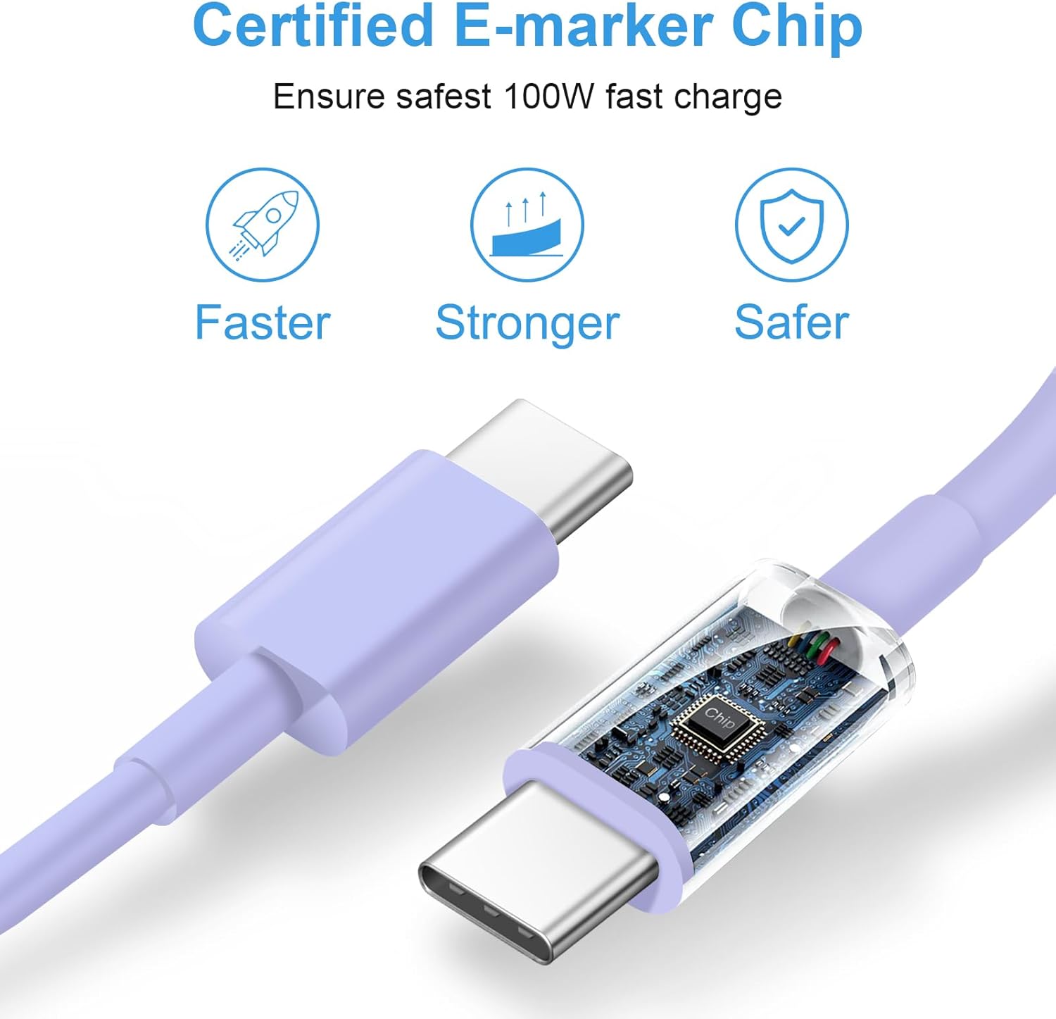 New iPhone 17 16 15 Charger Fast Charging 10FT Long Type C to C Cable with 3 Pack USB C Wall Charger Block Compatible with iPhone 17/17 Pro/17 Pro max/Air, iPhone 16 15 Pro Max/Plus, iPad Pro,Samsung