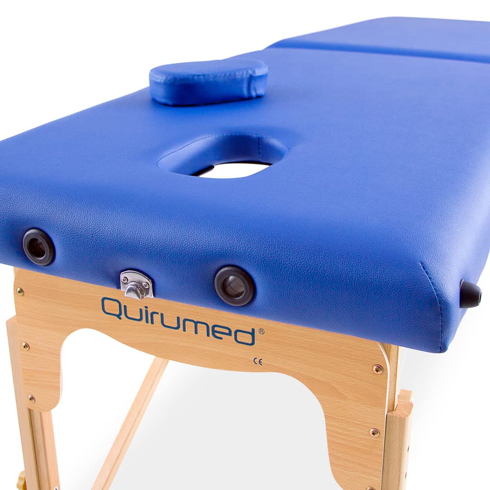 Table pliante en bois Basic 180 x 60 cm (bleu)