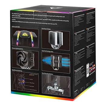 未使用品 Arctic Freezer 50 CPUクーラー Amazon.com: ARCTIC Freezer 50 (incl. A-RGB Controller