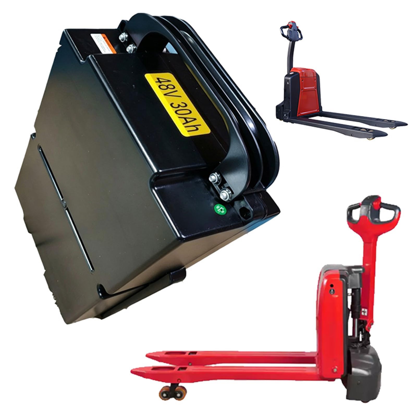 48-Volt Lithiumbatterie 20Ah 30Ah Batterie Elektrostapler für EPL205Z Batterien elektrische Hubwagen für MT16/20 LiFePO4-Batterien mit BMS und Griff,48v30ah