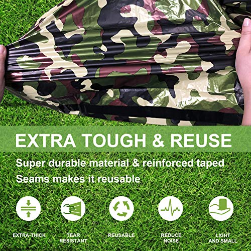 HONYAO Notfalldecke Schlafsack, Survival Biwaksack Erste Hilfe Rettungsdecken Wasserdicht Notfallzelt Ultraleicht Hitzeabweisend Kälteschutz mit Signalpfeifen, für Outdoor Camping Wandern – Bild 4