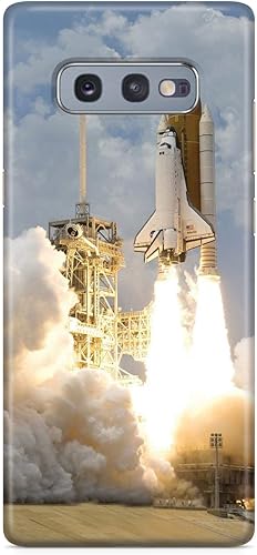 Miniatura 23 de Inspired Cases - Compatible with Galaxy S10 Case - 3D Textured Protective Phone Case for Samsung Galaxy S10 - Rocket Launch Space Shuttle Take Off!