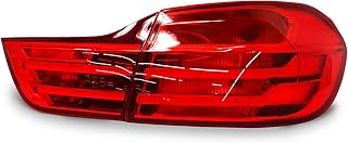 Juego de pegatinas para faros traseros, lámina tintada para faros traseros, a medida, para luces traseras de coche, color rojo (C043))